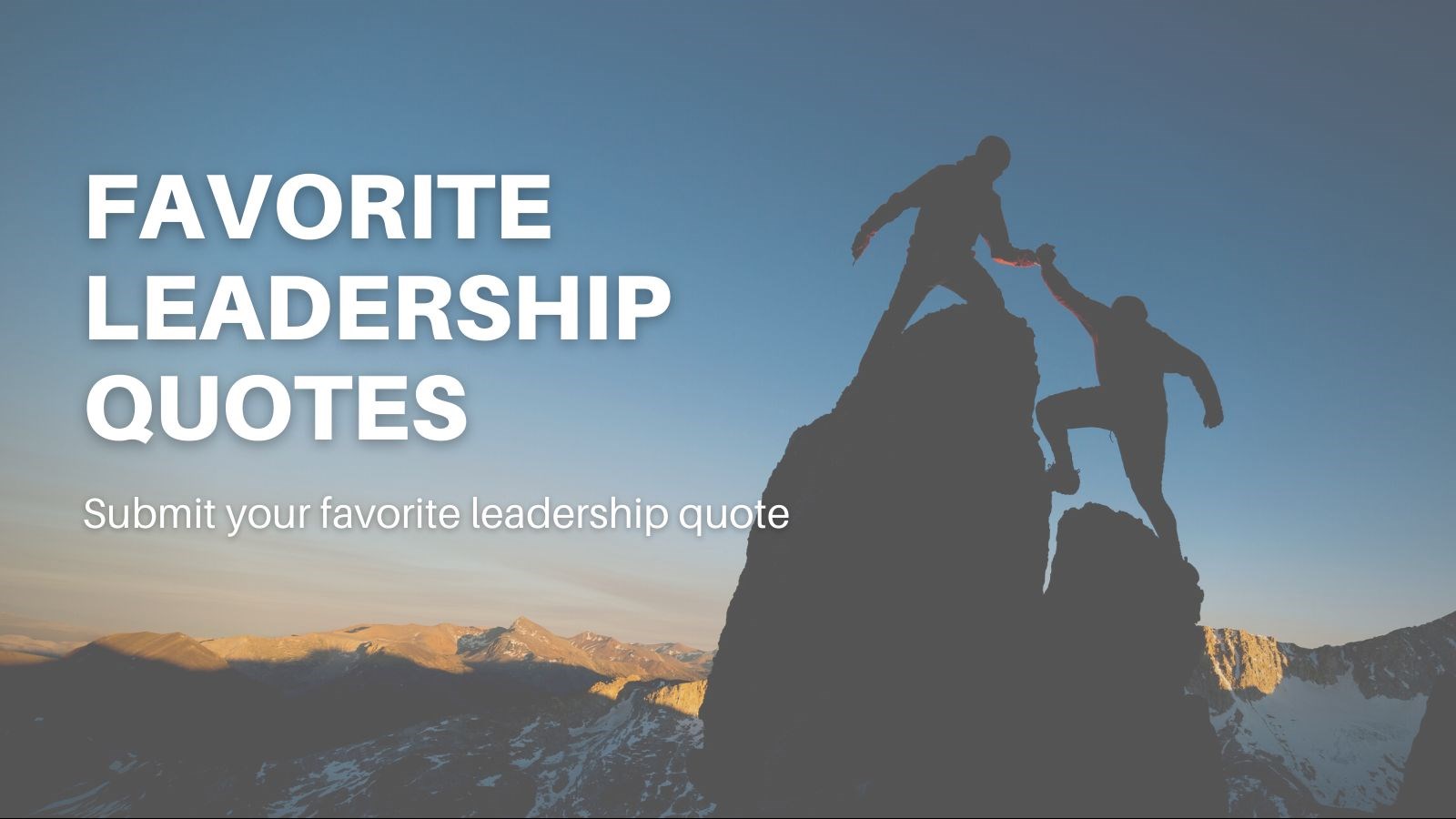 Leadership Quotes